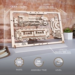 PUZZLE 2.5D TREN DE VAPOR PUZZLE 2.5D TREN DE VAPOR