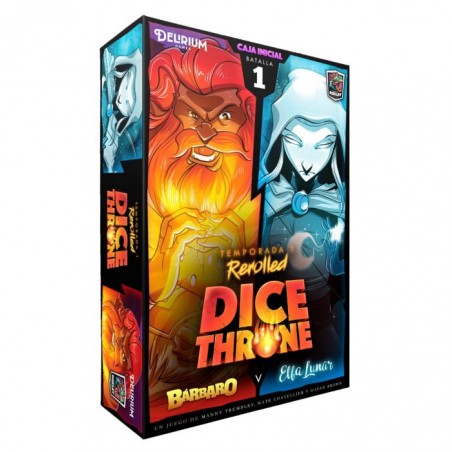 DICE THRONE CAJA 1: BARBARO VS ELFA LUNAR DICE THRONE CAJA 1: BARBARO VS ELFA LUNAR