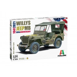 MODELO 1:24 WILLYS JEEP MB (80th Anniv.) MODELO 1:24 WILLYS JEEP MB (80th Anniv.)