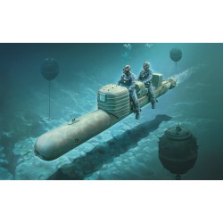 MODELO 1:35 S.L.C. MAIALE with crew
