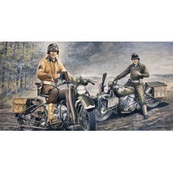 MODELO 1:35 US MOTORCYCLES WWII MODELO 1:35 US MOTORCYCLES WWII