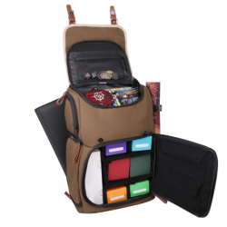 MOCHILA PORTADORA DE JUEGOS DE CARTAS COLOR CAFE MOCHILA PORTADORA DE JUEGOS DE CARTAS COLOR CAFE