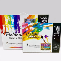 KIT PAINT BY NUMBERS PASEANDO POR PARIS 40x50