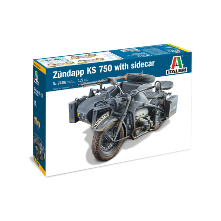 MODELO 1:9 ZUNDAPP KS 750 with Side Car MODELO 1:9 ZUNDAPP KS 750 with Side Car