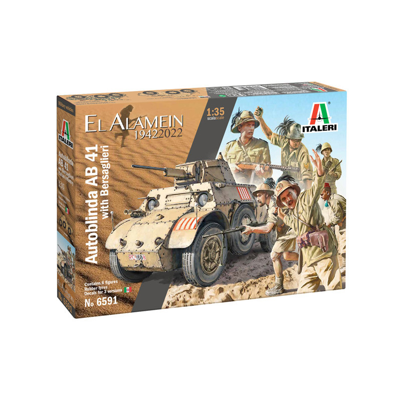 MODELO 1:35 AB 41 with BERSAGLIERI