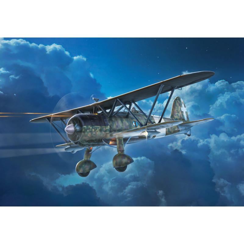 MODELO 1:72 FIAT CR.42 CN "Falco" NIGHT FIGHTER