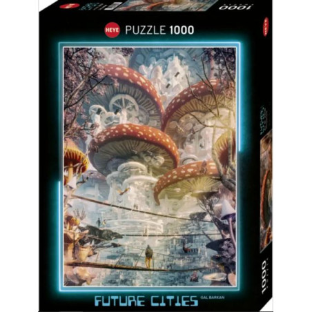 Puzzle 1000 pzs. Future Cities, Shroomland Puzzle 1000 pzs. Future Cities, Shroomland