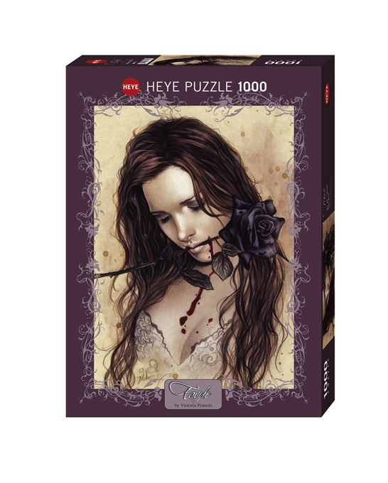 Puzzle 1000 pzs. FRANCES, Dark Rose