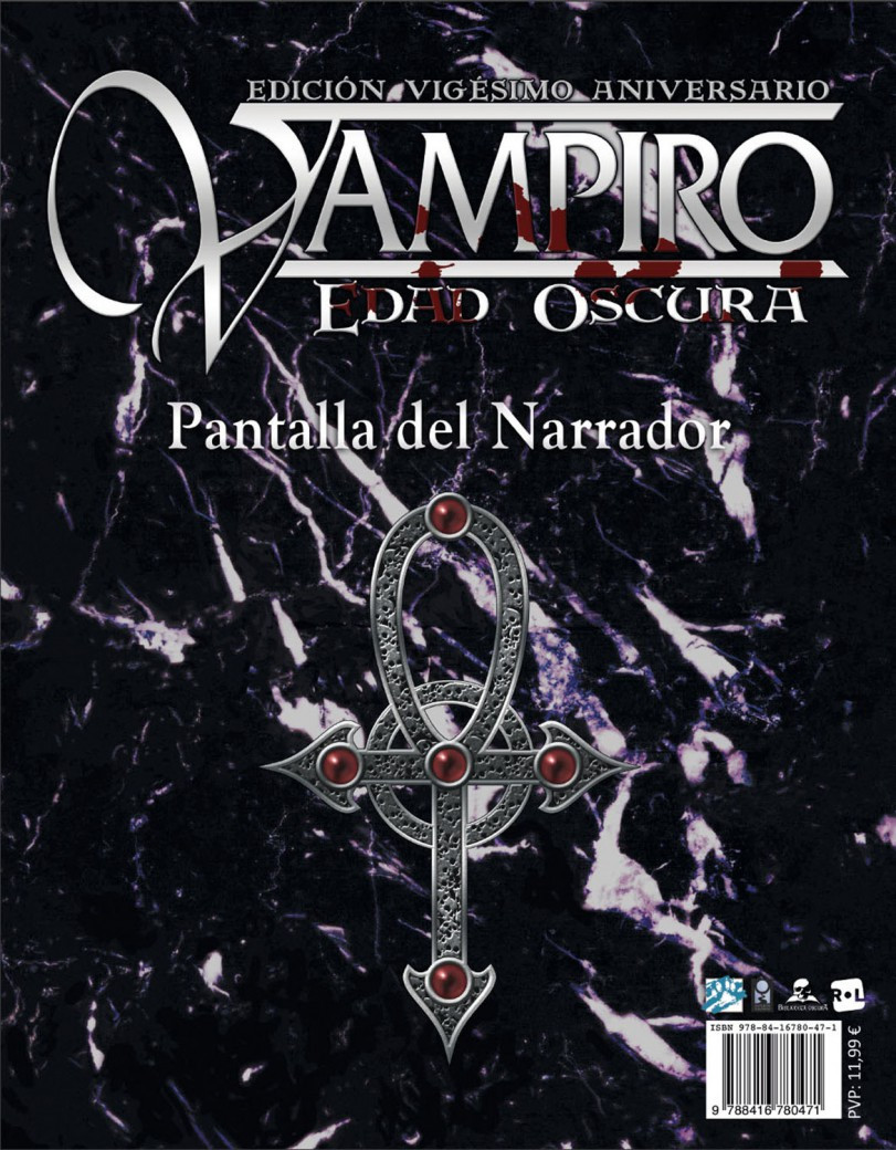 VAMPIRO EDAD OSCURA 20: ANIVERSARIO PANTALLA DEL NARRADOR