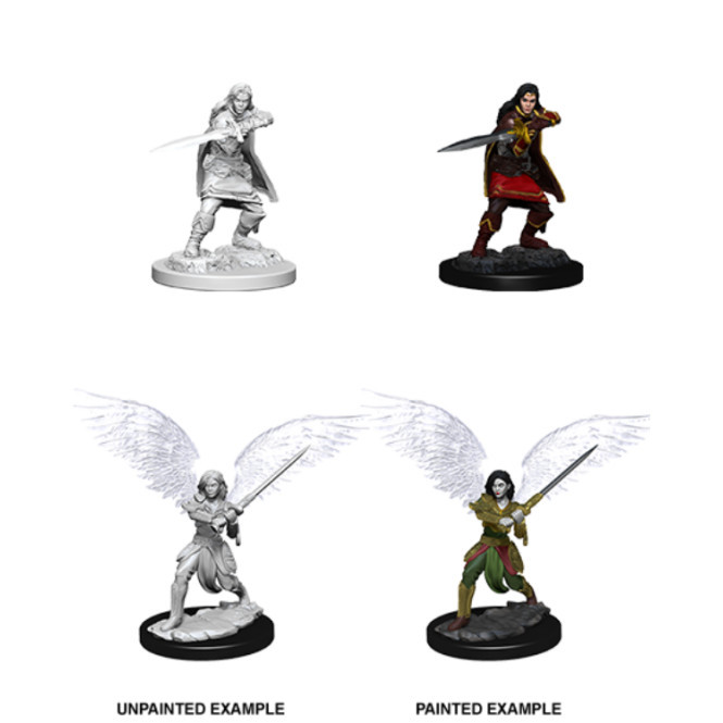 MINIATURAS D&D: FEMALE AASIMAR FIGTHER