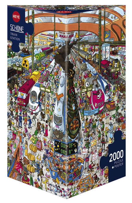 Puzzle 2000 pzs. SCHONE, Train Station