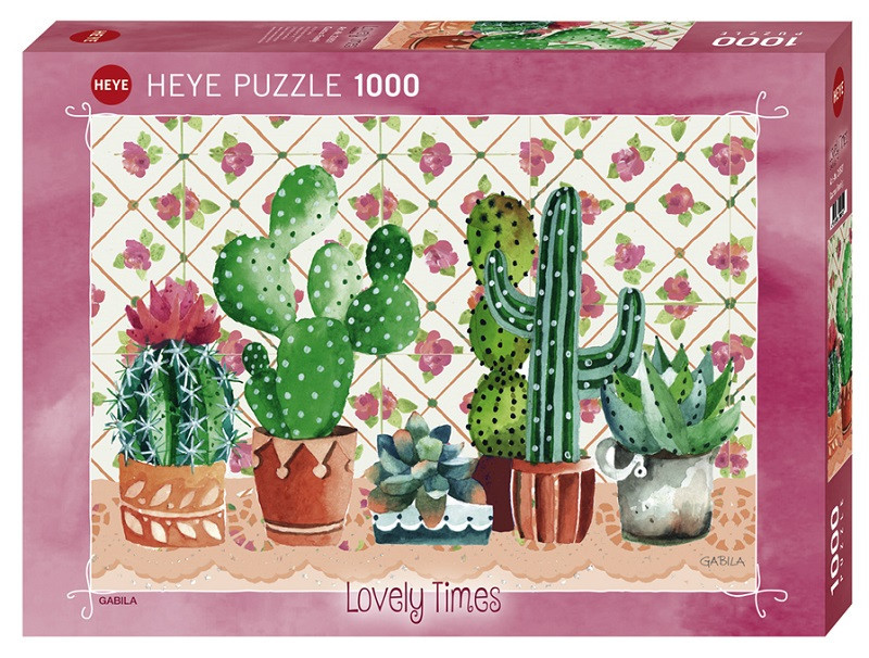 Puzzle 1000 pzs. GABILA, Cactus Family
