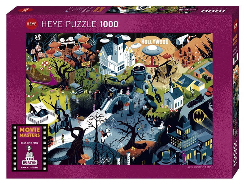 Puzzle 1000 pzs. Movie Masters, Tim Burton Films