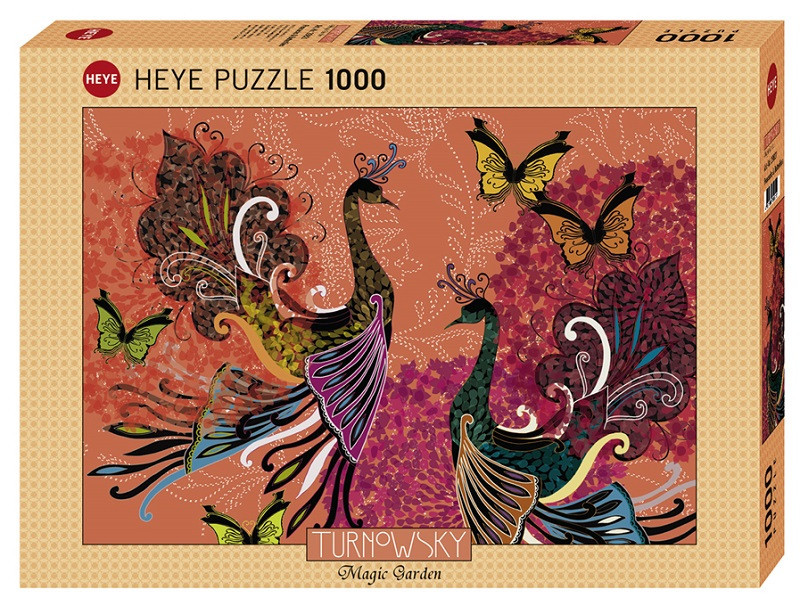 Puzzle 1000 pzs. TURNOWSKY, Peacocks & Butterflies