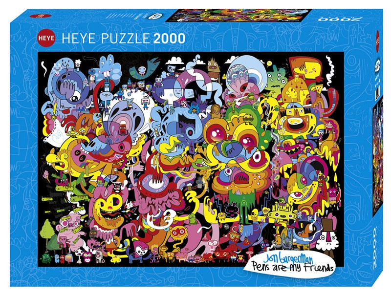 Puzzle 2000 pzs. BURGERMAN, Psychedoodlic