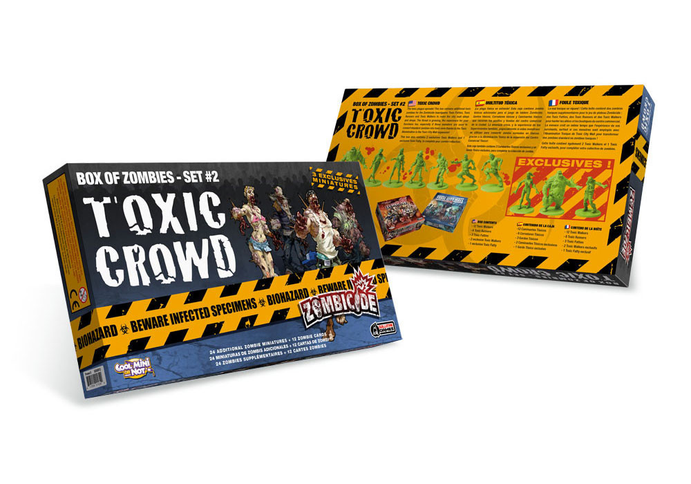 ZOMBICIDE: TOXIC CROWD BOX OF ZOMBIES