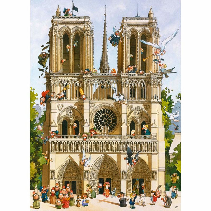 Puzzle 1000 pzs. LOUP, Vive Notre Dame!