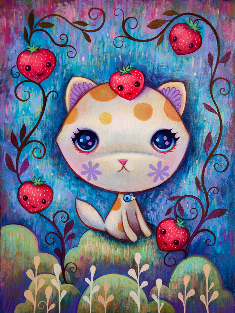 Puzzle 1000 pzs. KETNER, Strawberry Kitty