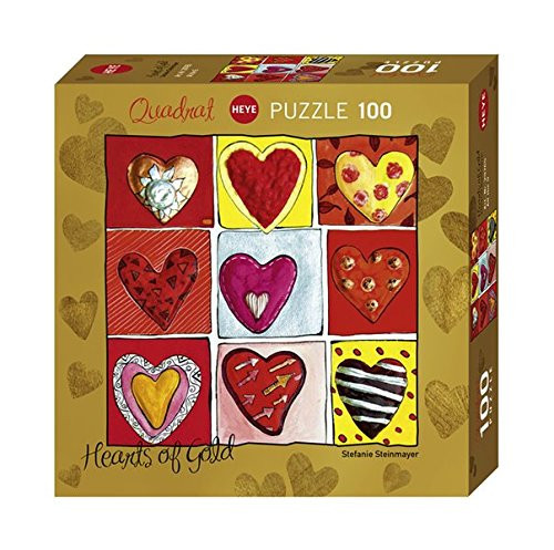 Puzzle 100 pzs. Hearts of Gold, All The 9