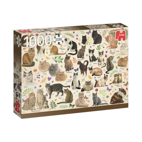 Puzzle 1000 pzs. PC Cats Poster