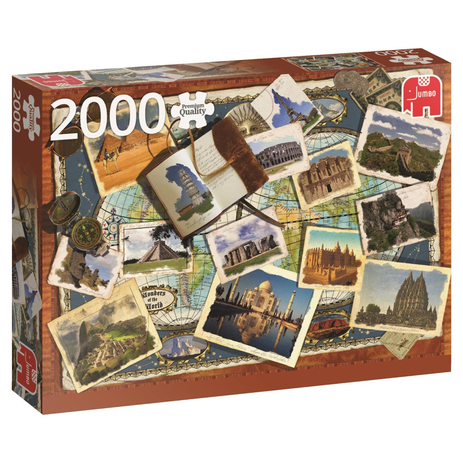 Puzzle 2000 pzs. PC Wonders of the World