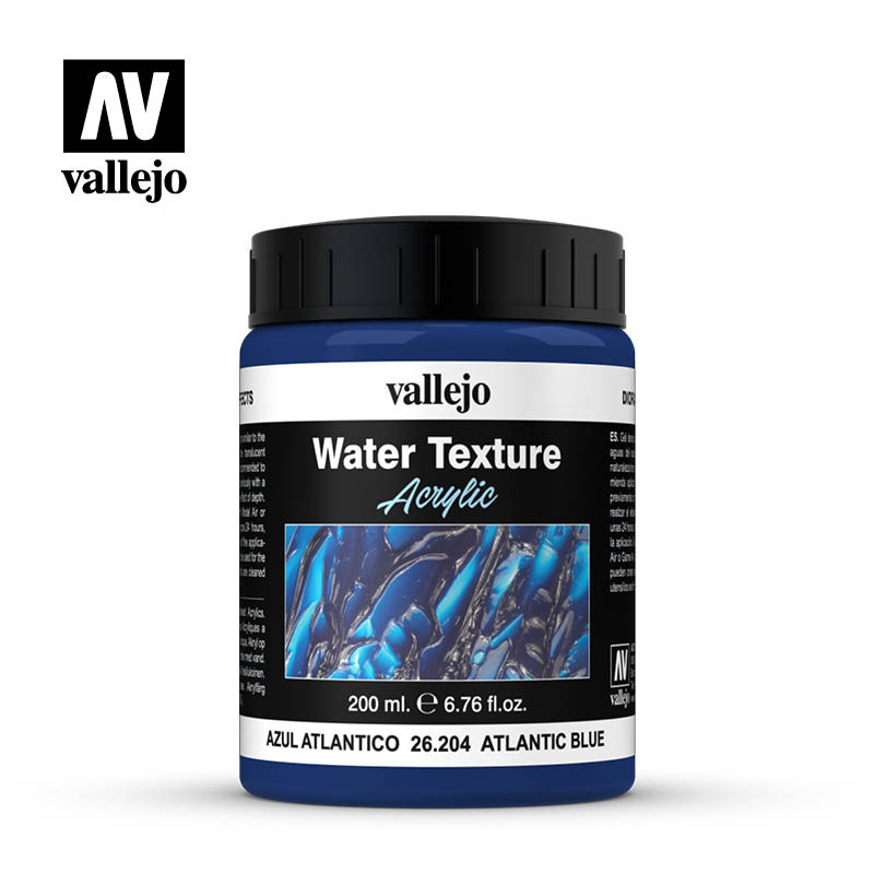DE Texturas de agua 200ml, Azul Atl ntico