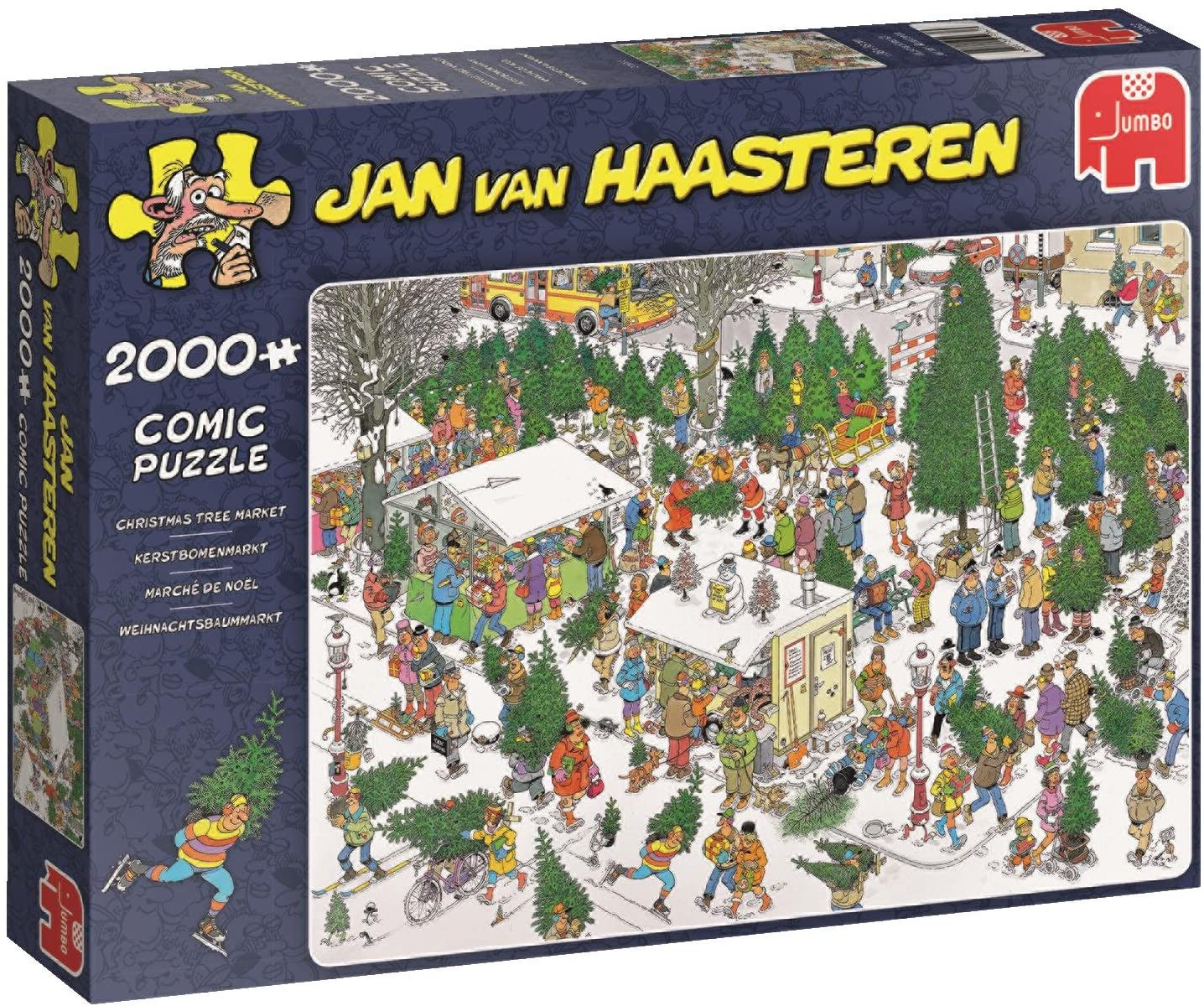 Puzzle 2000 pzs. Jan van Haasteren, The Christmas Tree Market