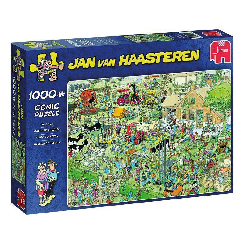 Puzzle 1000 pzs. Jan van Haasteren, Farm Visit