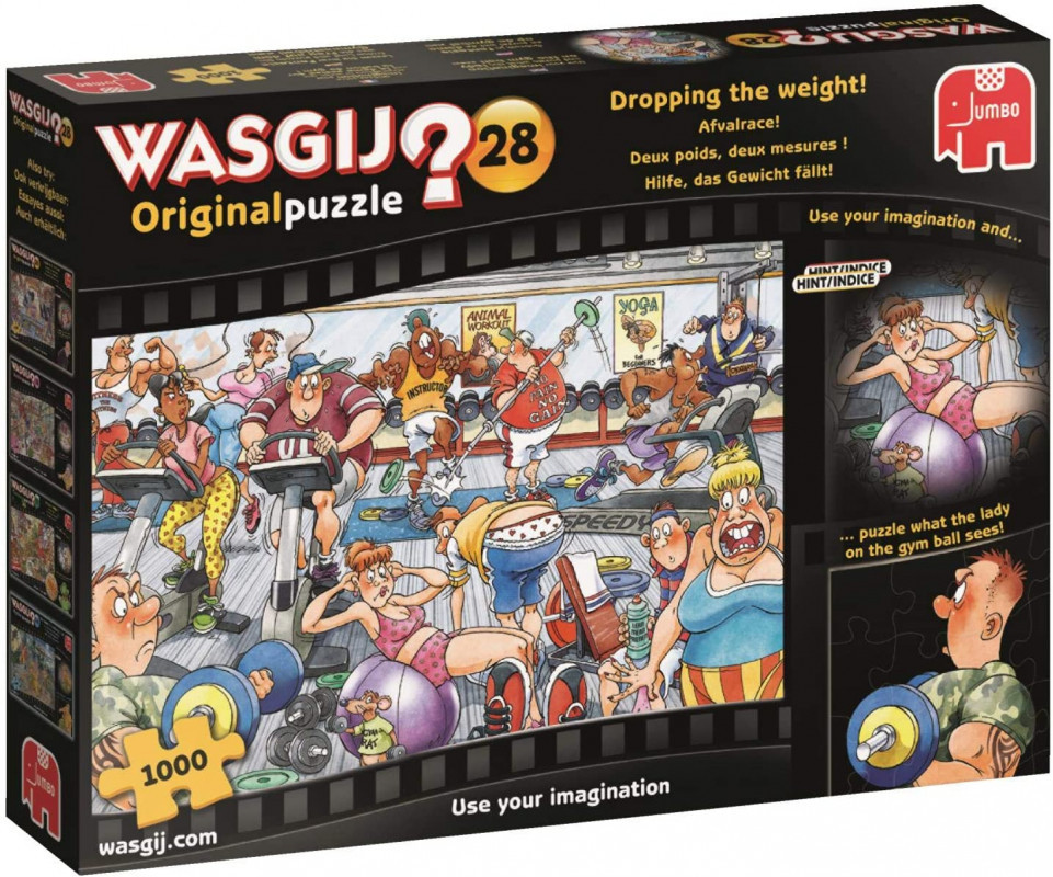 Puzzle 1000 pzs. Wasgij Original 28 Dropping the Weight!