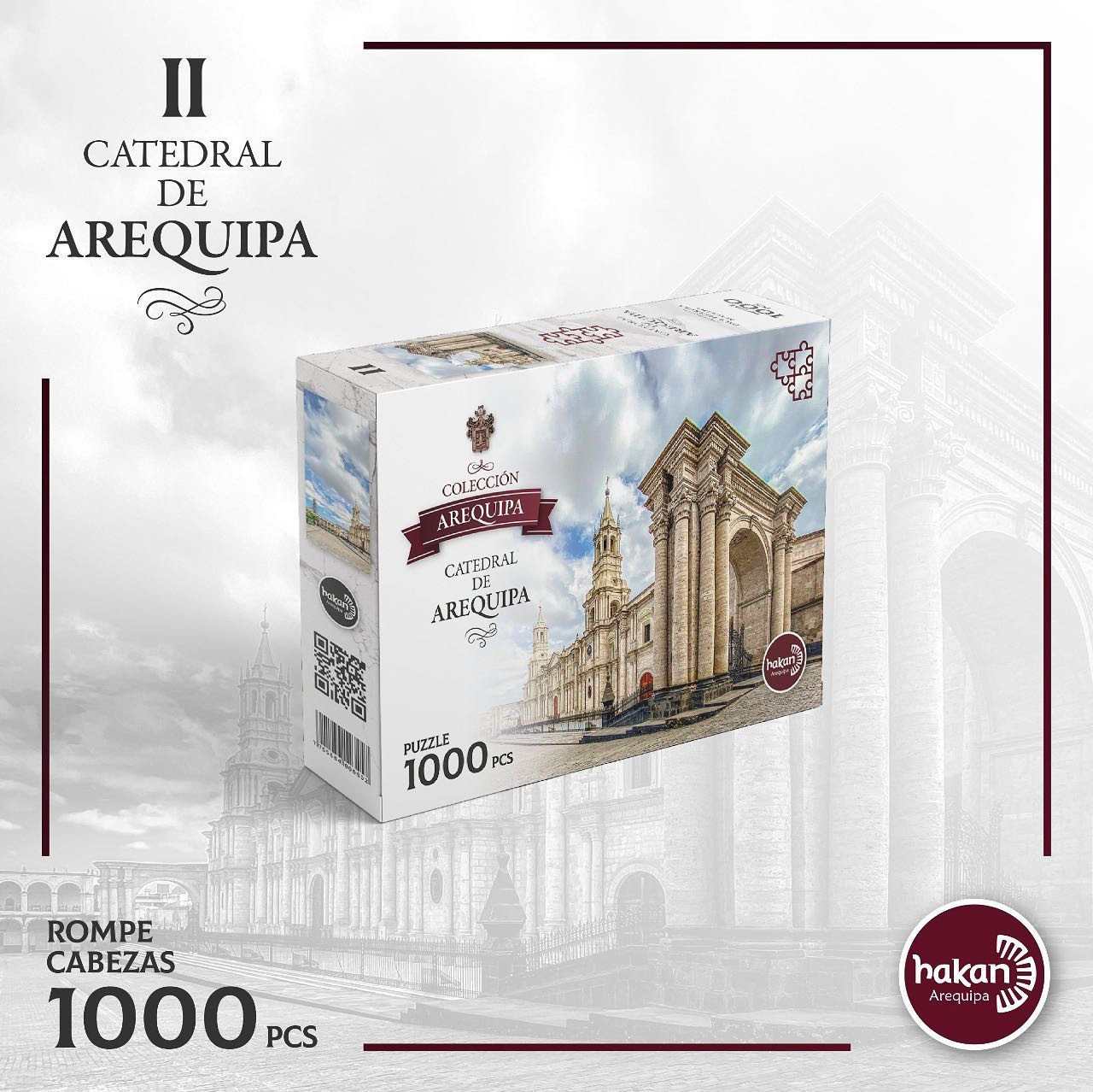 Puzzle 1000 pzs. Arequipa, Catedral de Arequipa