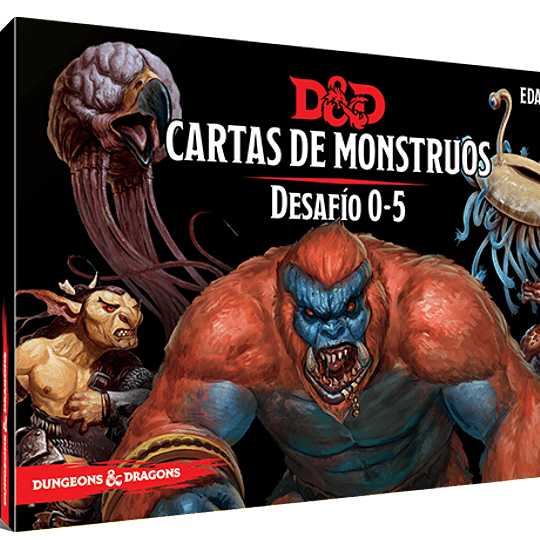 D&D CARTAS DE MONSTRUOS. DESAFIO 0-5