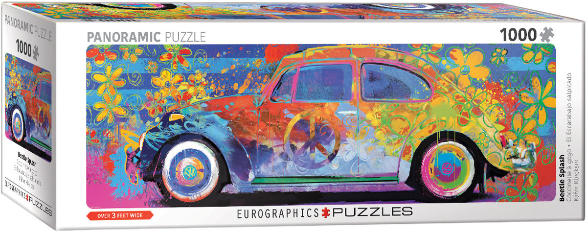 Puzzle 1000 pzs. VW Beetle Splash Panoramic
