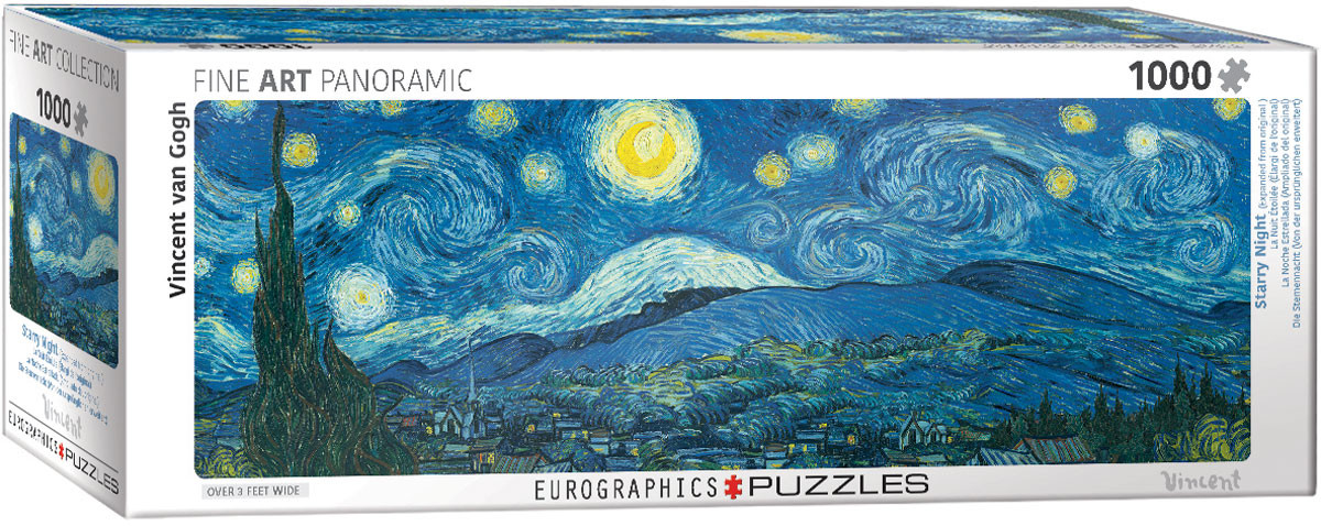 Puzzle 1000 pzs. Van Gogh Starry Night Panoramic