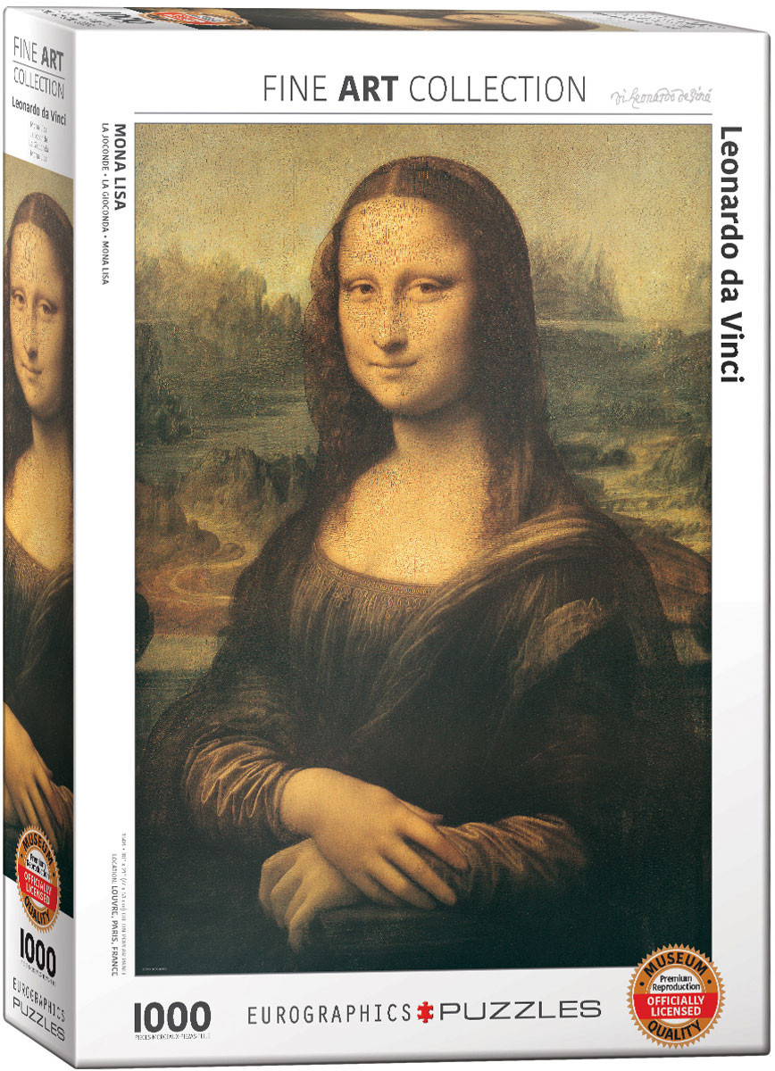Puzzle 1000 pzs. Leonardo Da Vinci Mona Lisa