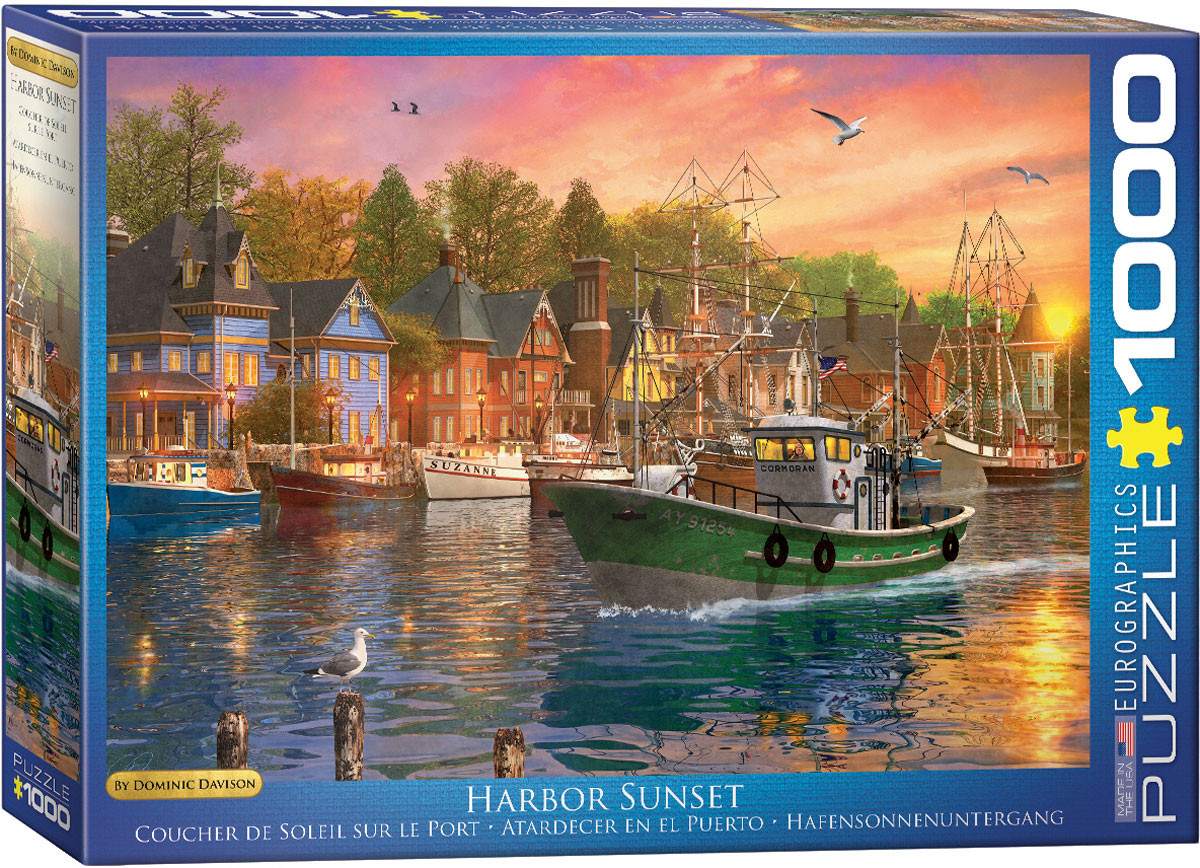 Puzzle 1000 pzs. Harbor Sunset
