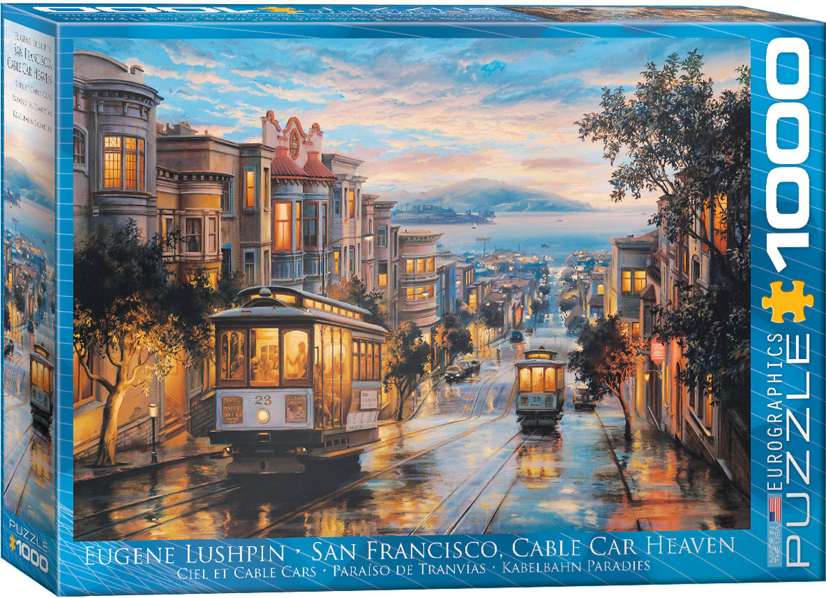 Puzzle 1000 pzs. San Francisco, Cable Car Heaven