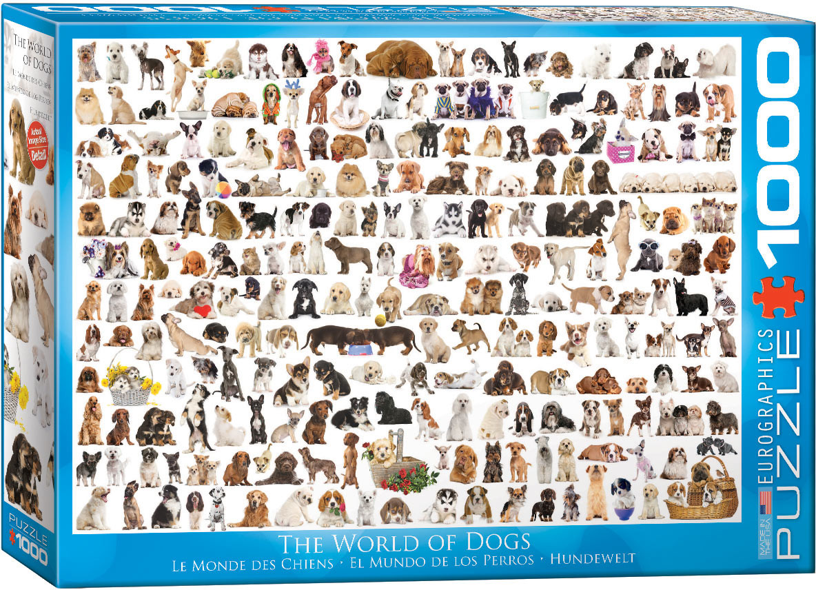 Puzzle 1000 pzs. The World of Dogs