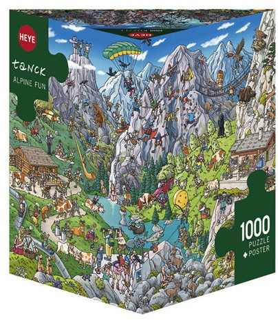 Puzzle 1000 pzs. TANCK, Alpine Fun