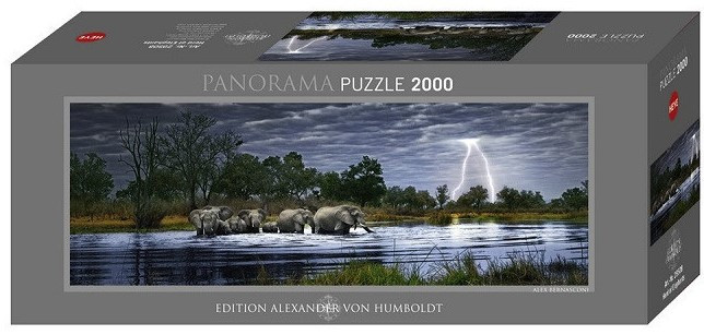 Puzzle 2000 pzs. Humboldt Ed. Herd of Elephants