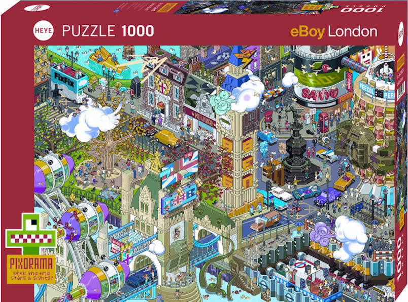 Puzzle 1000 pzs. eBoy, London Quest