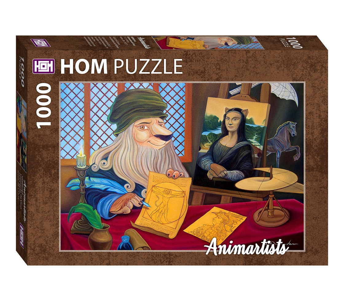 Puzzle 1000 pzs Animartists Lionnardo da Vinci