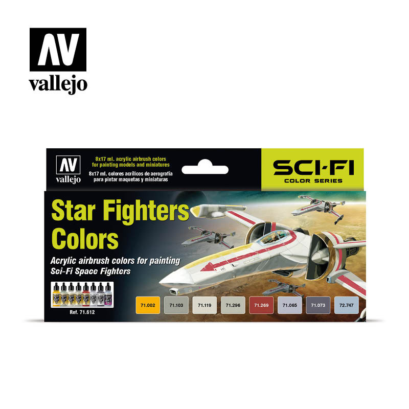MODEL AIR SET: STAR FIGHTERS COLORS (8)
