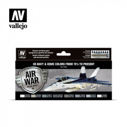 MODEL AIR SET: US NAVY & USMC FROM 70s TO PRESENT (8) MODEL AIR SET: US NAVY & USMC FROM 70s TO PRESENT (8)