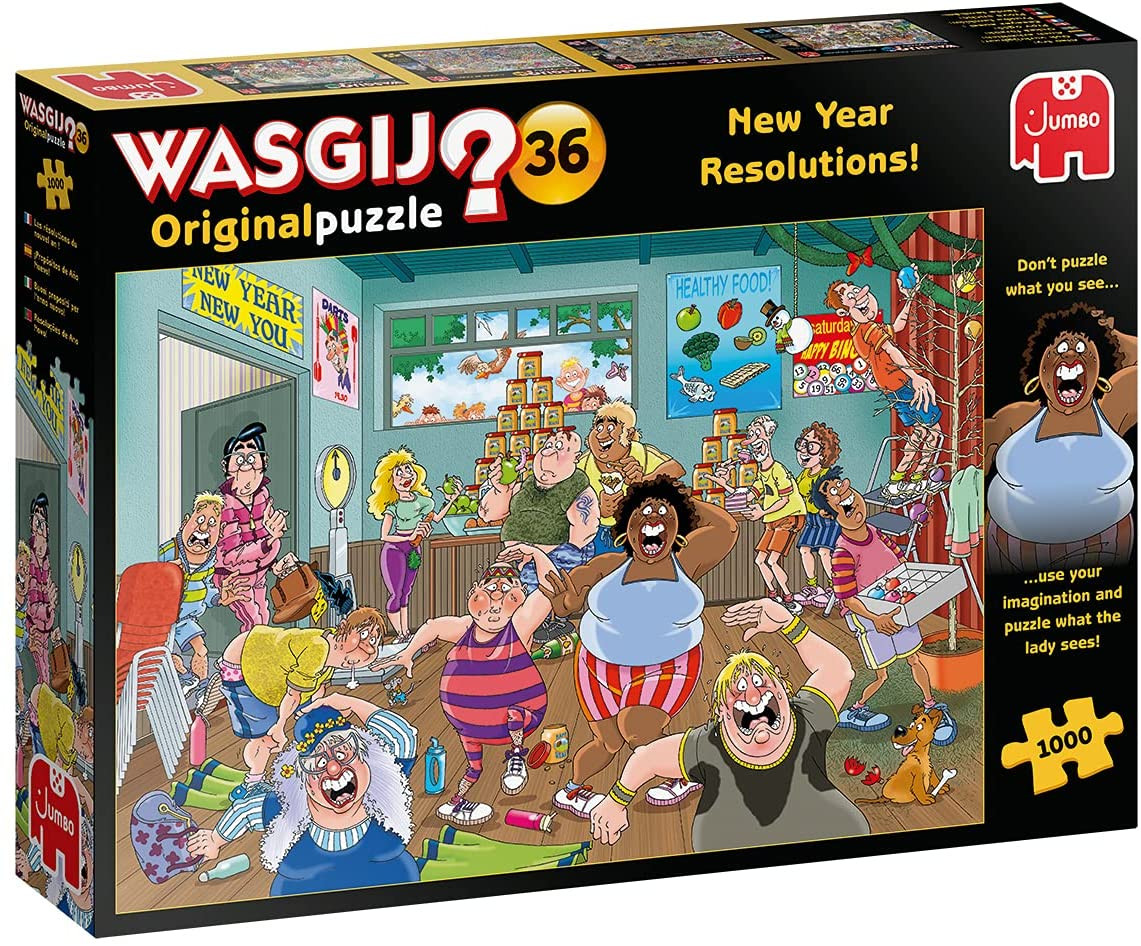 Puzzle 1000 pzs. Wasgij Original 36 New Year Resolutions