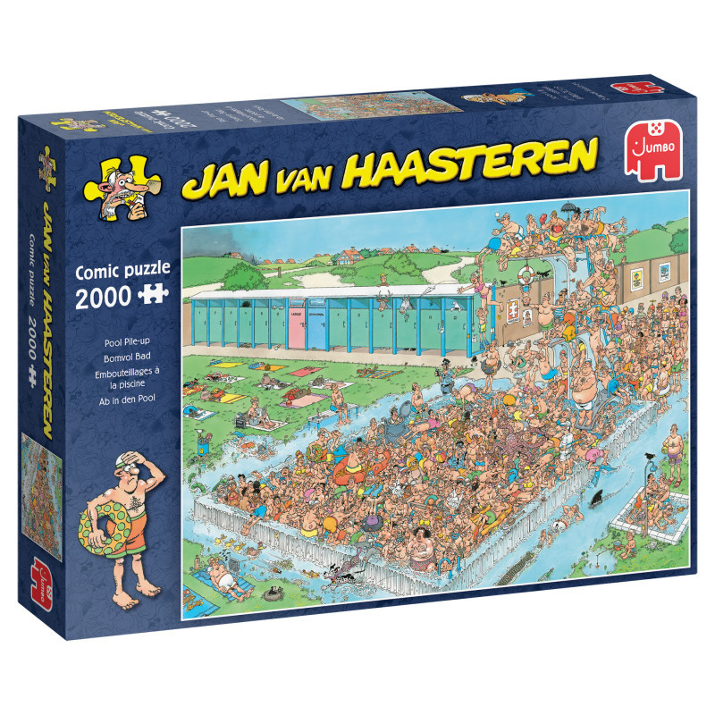 Puzzle 2000 pzs. Jan van Haasteren, Pool Pile-Up