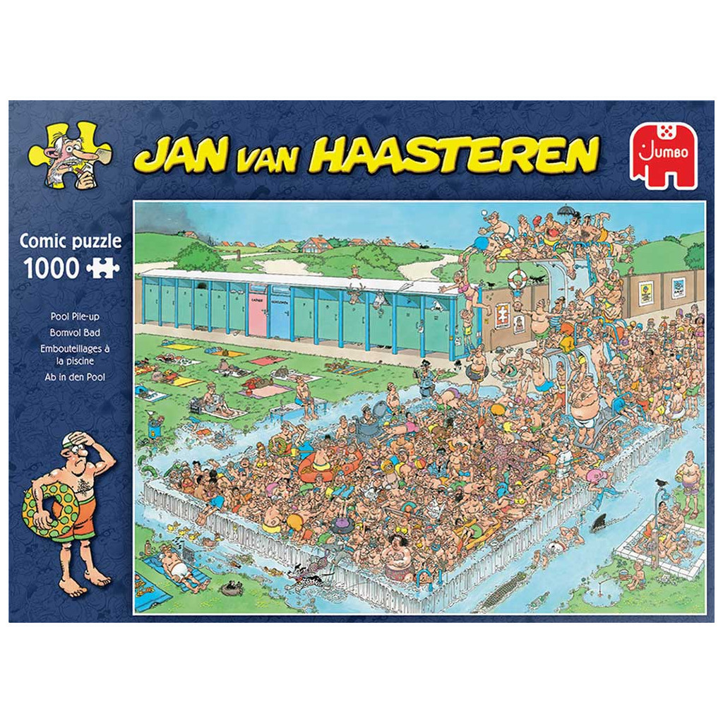 Puzzle 1000 pzs. Jan van Haasteren, Pool Pile-Up