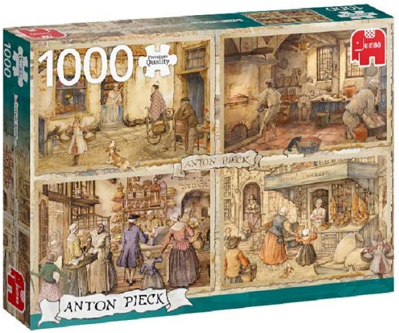 Puzzle 1000 pzs. A. Pieck, Bakers for the 19th Century