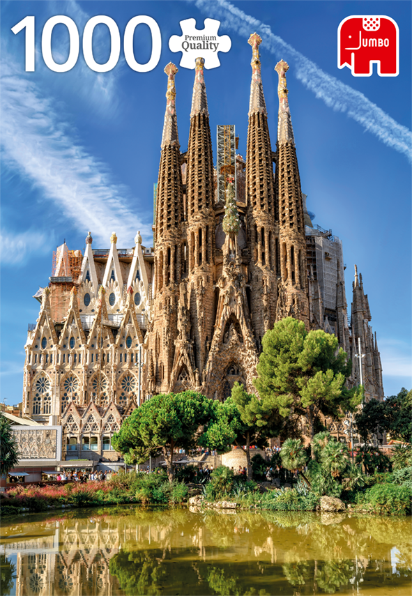 Puzzle 1000 pzs. PC Sagrada Familia View Barcelona