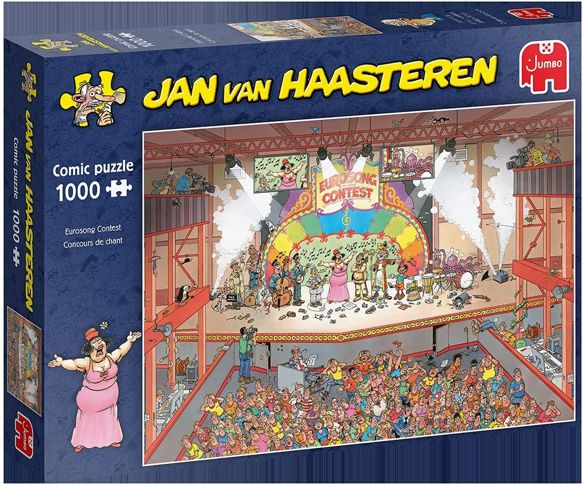 Puzzle 1000 pzs. Jan van Haasteren, Eurosong Contest