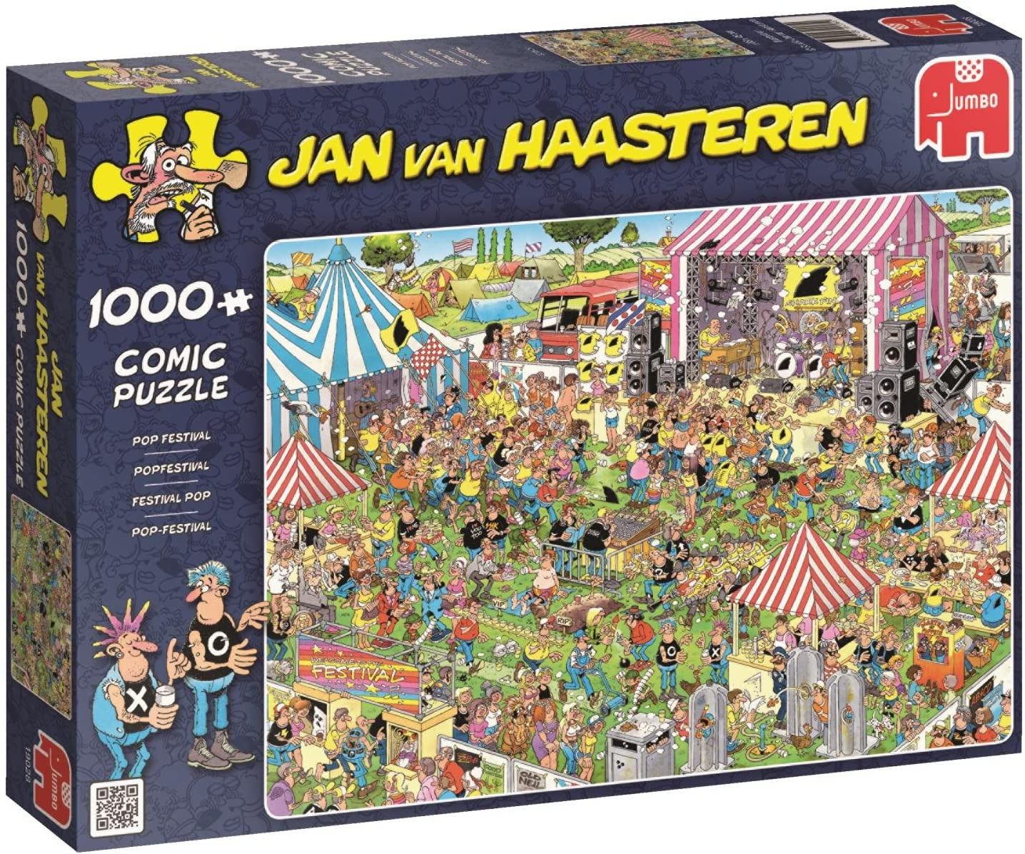 Puzzle 1000 pzs. Jan van Haasteren, Pop Festival